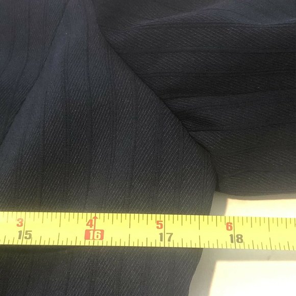 Jones New York Suit Two Button Navy With Purple Lining Women’s 6 Petite Blazer - Picture 11 of 12